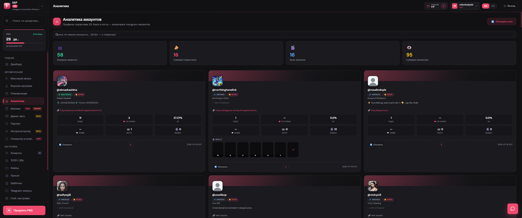 IAP — Analytics